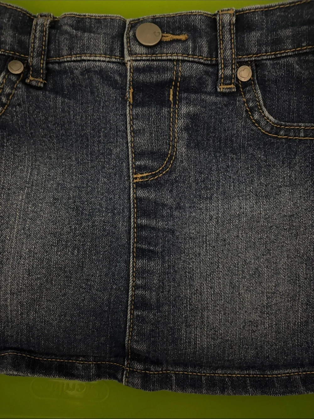 The Children's Place Dark Blue Denim Mini Skirt